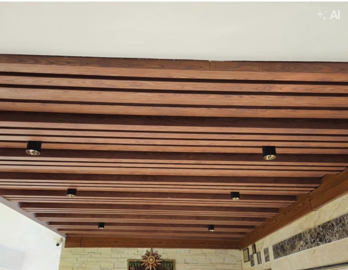 Metal ceiling baffles