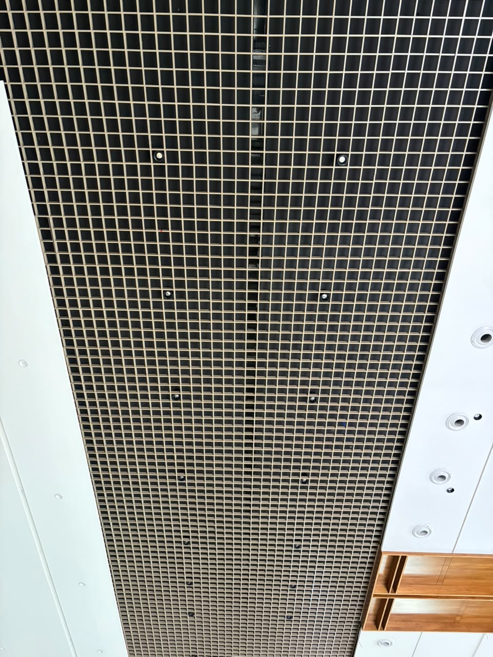 Smith and Mould open cell ceiling